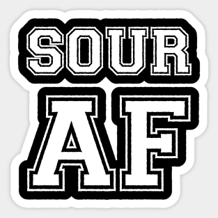 SOUR AF Sticker